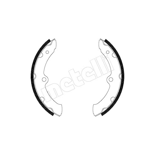 Bremsbackensatz Metelli 53-0639 für Nissan Toyota Hinterachse