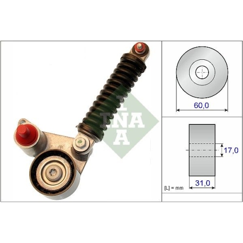 Riemenspanner Keilrippenriemen Ina 533 0107 10 für Suzuki