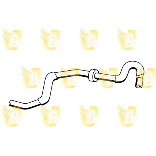 Schlauch Wärmetauscher (heizung) Unigom 8494 für Fiat Eingang