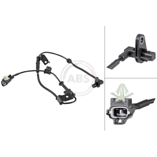 Sensor Raddrehzahl A.b.s. 32068 für Kia Standard Automobile Vorderachse Rechts