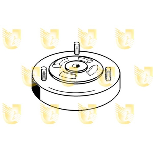 Federbeinstützlager Unigom 391347 für Bmw Hinterachse Links Hinterachse Rechts