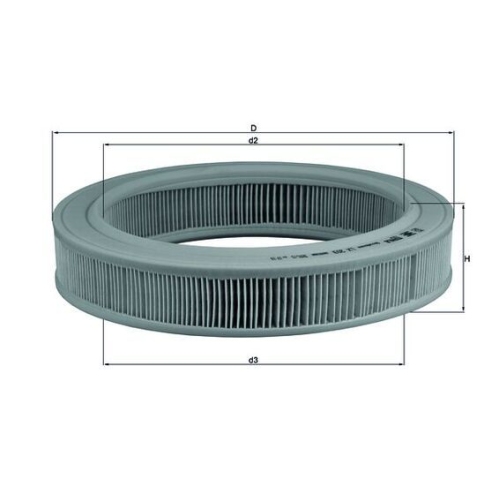 Luftfilter Mahle LX 203 für Citroën Ford Gmc Opel Peugeot Vauxhall