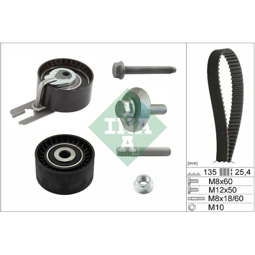 Kit De Distribution Ina 530 0369 10 pour Citroën Peugeot Suzuki