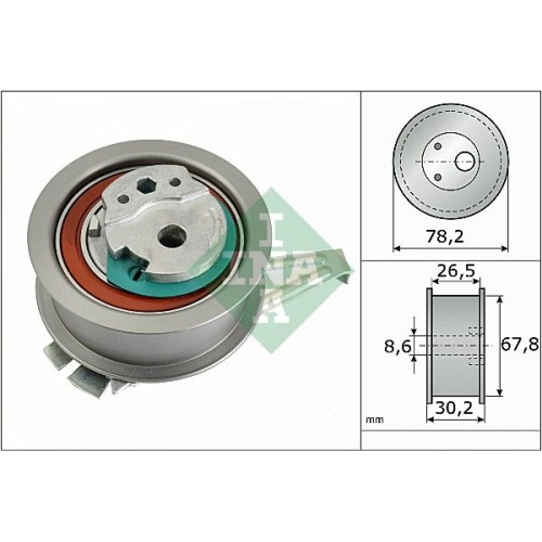 Spannrolle Zahnriemen Ina 531 0894 10 für Audi Seat Skoda VW