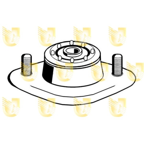 Federbeinstützlager Unigom 391345 für Bmw Hinterachse Links Hinterachse Rechts