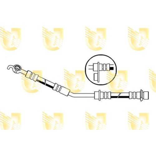 Bremsschlauch Unigom 378405 für Toyota Vorderachse Links