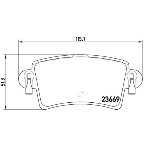 Bremsbelagsatz Scheibenbremse Brembo P59040 Prime Line für Nissan Opel Renault