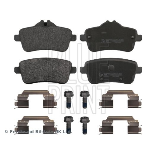 Bremsbelagsatz Scheibenbremse Blue Print ADU174216 für Mercedes Benz Hinterachse