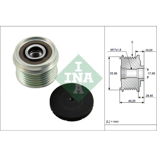 Generatorfreilauf Ina 535 0233 10 für Suzuki