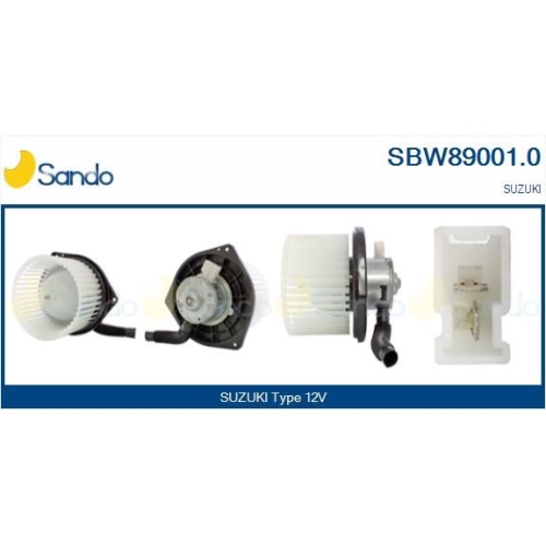 Pulseur D'air Habitacle Sando SBW89001.0 pour Suzuki