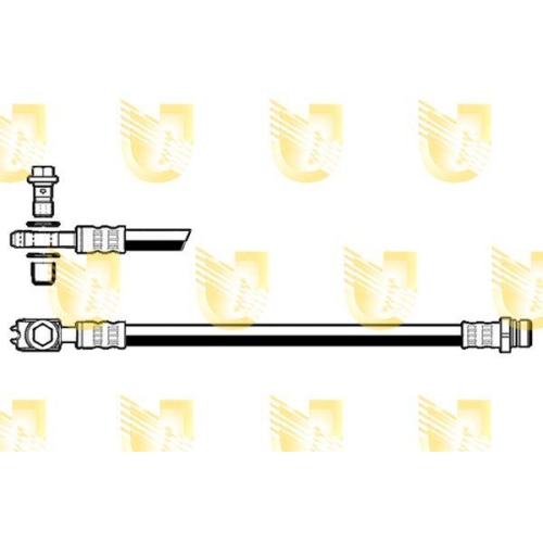 Bremsschlauch Unigom 378438 für Audi VW Hinten