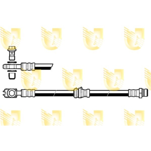 Bremsschlauch Unigom 378439 für Audi VW Vorne