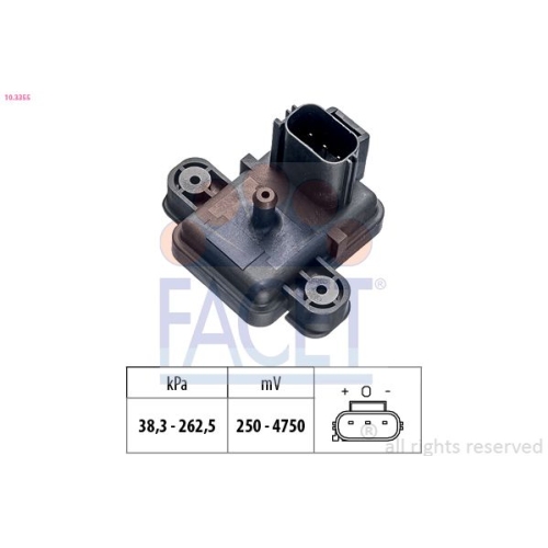 Luftdrucksensor Höhenanpassung Facet 10.3355 Made In Italy - Oe Equivalent für