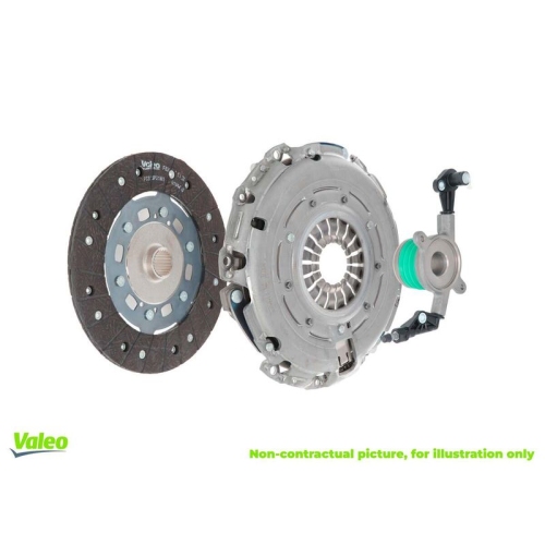 Kupplungssatz Valeo 834177 Kit3p (csc) With Self Adjusting Technology für Fiat