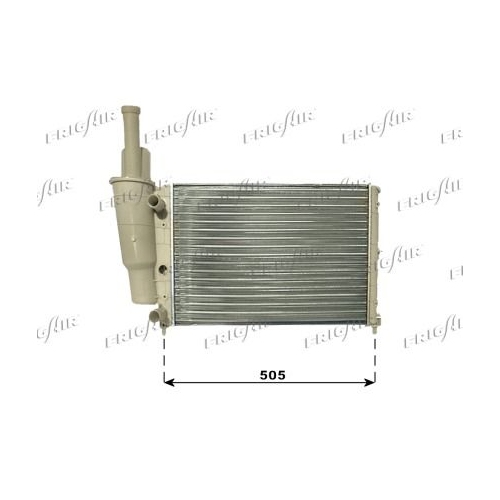 Kühler Motorkühlung Frigair 0104.3001 für Alfarome/fiat/lanci