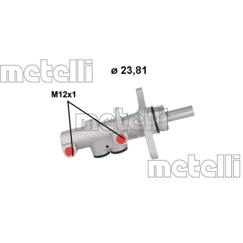 Hauptbremszylinder Metelli 05-1200 für Audi VW