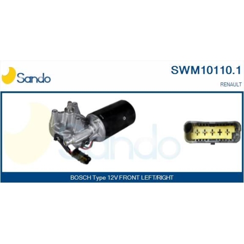 Wischermotor Sando SWM10110.1 für Renault Vorne