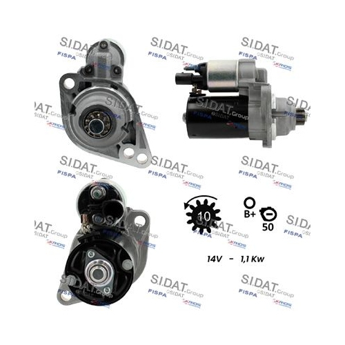 Starter Sidat S12BH0094 für Audi Seat Skoda VW Vag