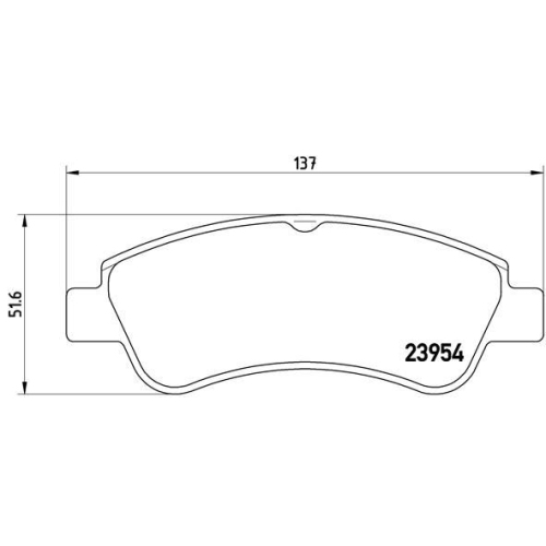 Bremsbelagsatz Scheibenbremse Brembo P61066 Prime Line für Citroën Opel Peugeot