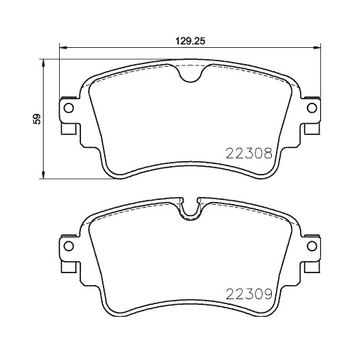 Bremsbelagsatz Scheibenbremse Brembo P85154 Prime Line für Audi Seat Skoda VW