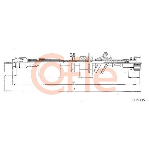 Tachowelle Cofle S05005 für Mercedes Benz Mercedes Benz Mercedes Benz