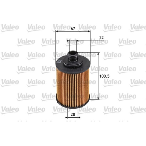 Ölfilter Valeo 586530 für Alfa Romeo Fiat Ford Lancia Opel Suzuki Vauxhall Amc