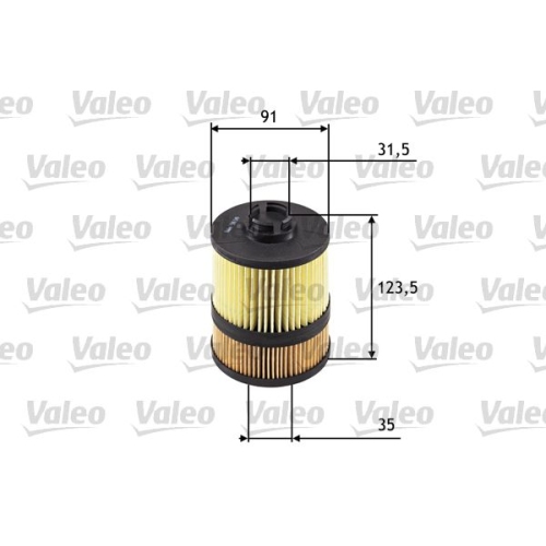 Ölfilter Valeo 586549 für Opel Renault Saab Vauxhall