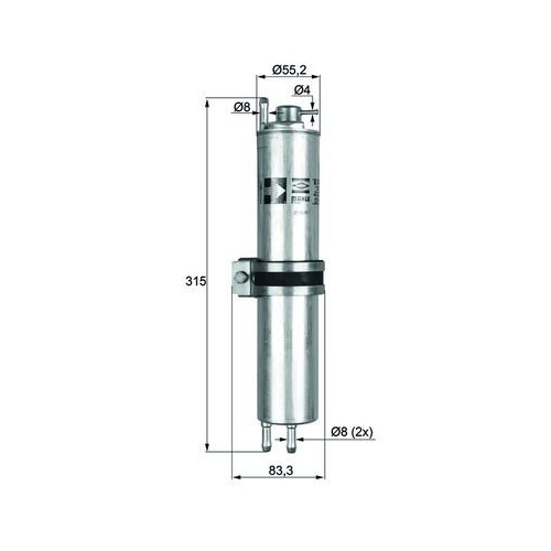 Kraftstofffilter Mahle KLH 12 für Bmw