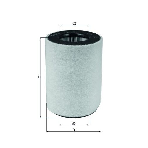 Luftfilter Mahle LX 1792 für Mercedes Benz Mercedes Benz Smart