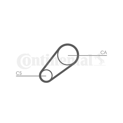 Zahnriemen Continental Ctam CT648 für Fiat Seat