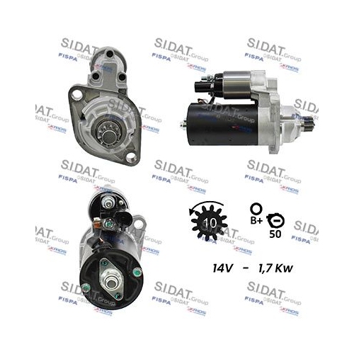 Starter Sidat S12BH0028 für Audi Seat Skoda VW Vag