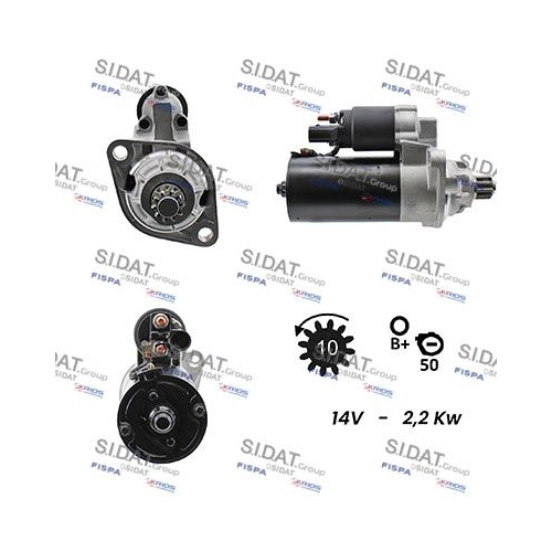 Starter Sidat S12BH0059 für Audi Seat Skoda VW Vag