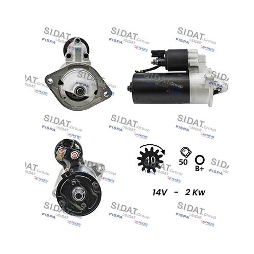 Starter Sidat S12BH0087A2 für Toyota