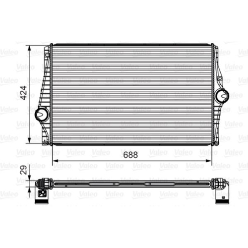 Ladeluftkühler Valeo 818280 für Volvo