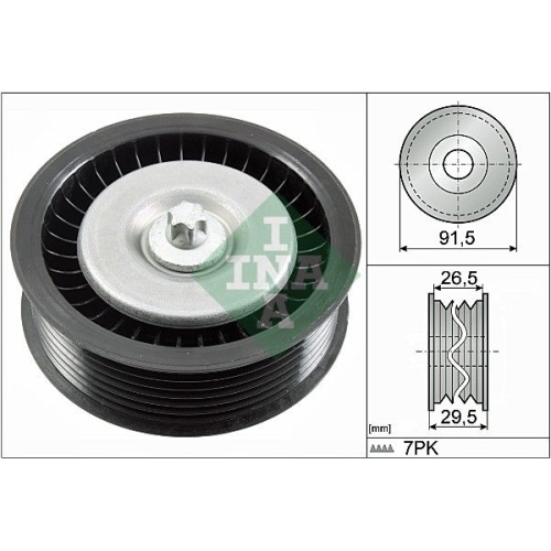 Umlenk /führungsrolle Keilrippenriemen Ina 532 0808 10 für Mercedes Benz