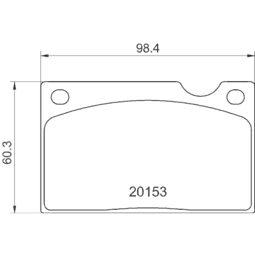 Bremsbelagsatz Scheibenbremse Hella Pagid 8DB 355 018-391 für Volvo Vorderachse