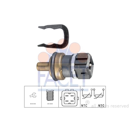 Sensor Kühlmitteltemperatur Facet 7.3232 Made In Italy - Oe Equivalent für Audi