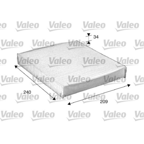 Filter Innenraumluft Valeo 698882 Valeo Essential für Ford