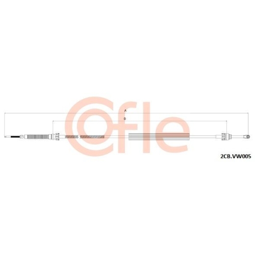 Seilzug Schaltgetriebe Cofle 2CB.VK005 für Audi Seat Skoda VW