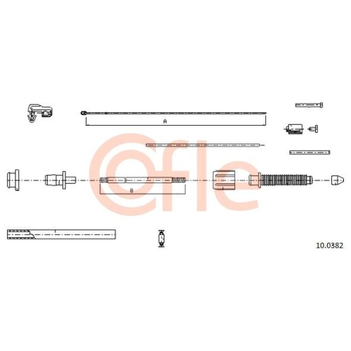 Gaszug Cofle 10.0382 für