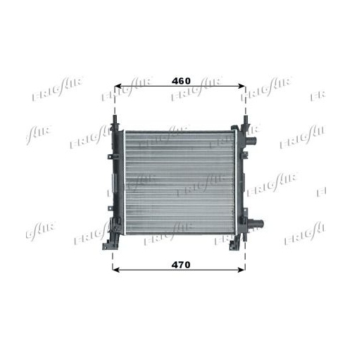 Kühler Motorkühlung Frigair 0105.3055 für Ford Für Fahrzeuge Mit Klimaanlage