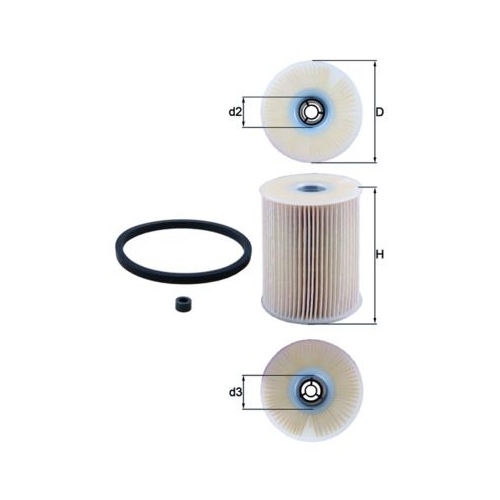 Kraftstofffilter Mahle KX 231D für Gmc Opel Saab Vauxhall Chevrolet