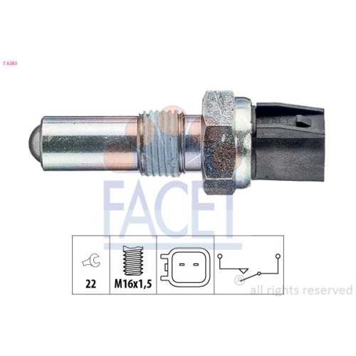 Schalter Rückfahrleuchte Facet 7.6283 Made In Italy - Oe Equivalent für Ford