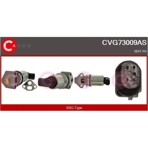 Egr Valve Casco CVG73009AS Brand New Hq for Vag