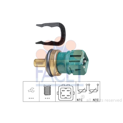 Sensor Kühlmitteltemperatur Facet 7.3260 Made In Italy - Oe Equivalent für Audi