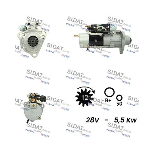 Starter Sidat S24MH0026 für Mitsubishi Renault Volvo