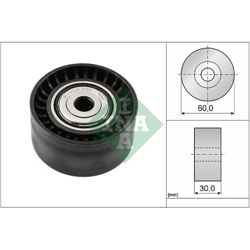 Umlenk /führungsrolle Keilrippenriemen Ina 532 0534 10 für Mercedes Benz Nissan