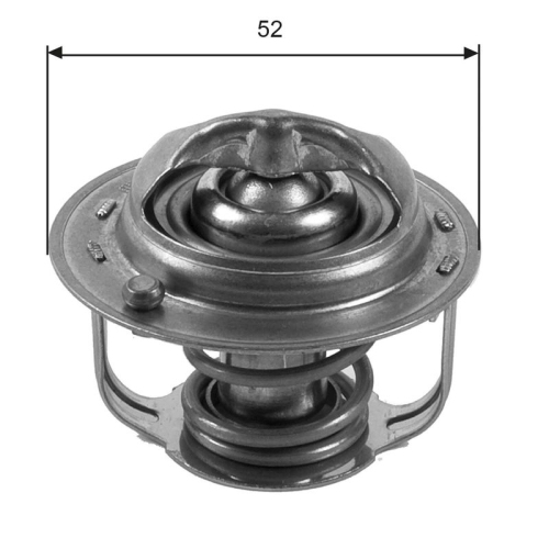 Thermostat Kühlmittel Gates TH35682G1 für Fiat Suzuki