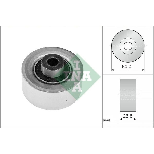 Umlenk /führungsrolle Keilrippenriemen Ina 532 0311 10 für Ford