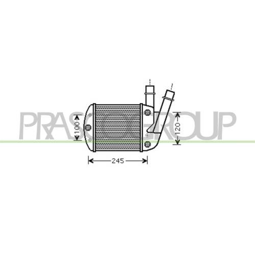 Ladeluftkühler Prasco FT122N001 Prascoselection für Fiat Fiat / Lancia